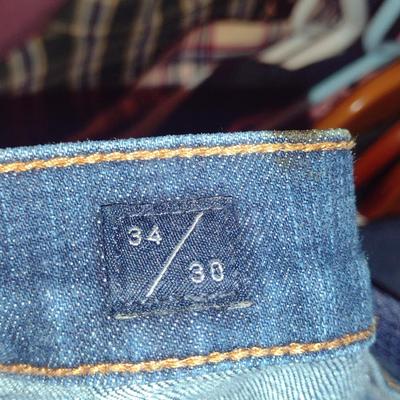 Assorted Men's Clothing- Shirts, Jeans, Sweaters, Ties, Shoes, Etc.