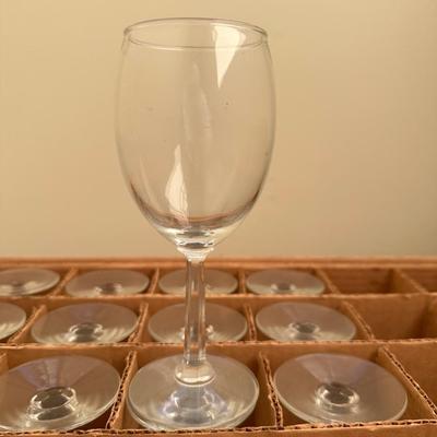 Set of (28) Libbey Stemmed Wine Glasses