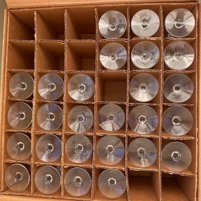 Set of (28) Libbey Stemmed Wine Glasses