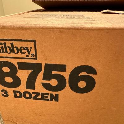 Set of (28) Libbey Stemmed Wine Glasses
