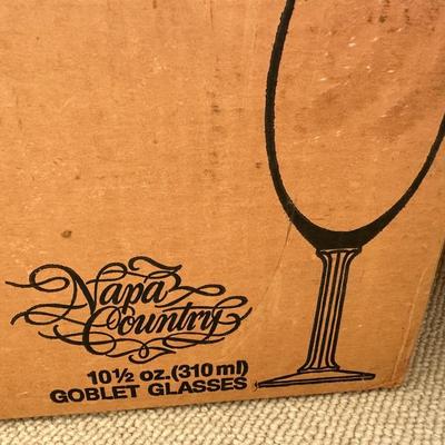 Set of (28) Libbey Stemmed Wine Glasses