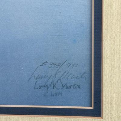 Signed & Numbered Print by Larry K. Martin