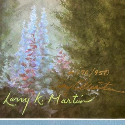 Signed & Numbered Print by Larry K. Martin