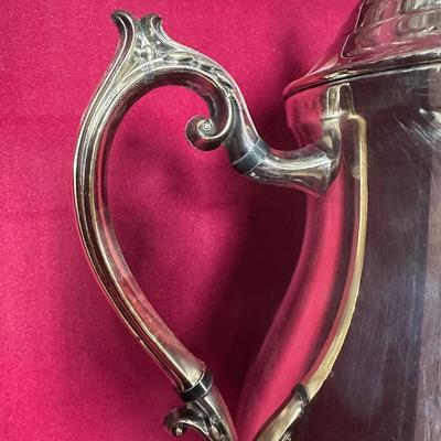 Vintage Silver Plated Coffee Tea Urn with Burner