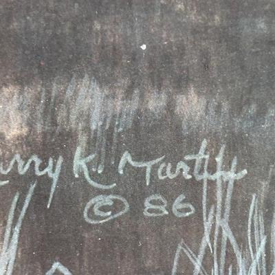 Signed & Numbered Print by Larry K. Martin
