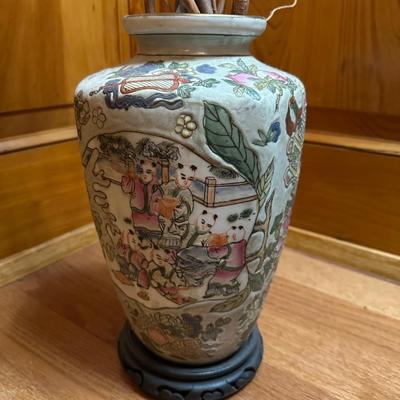 Hand-Painted Chinese Vase