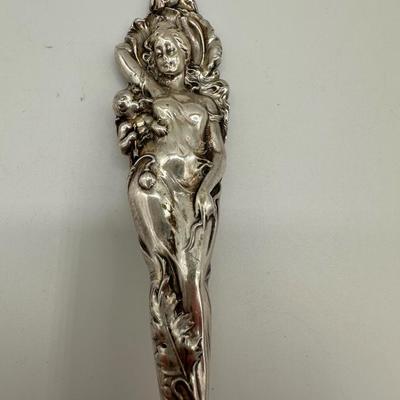 Sterling Reed and Barton “Love Disarmed” Serving Spoon & Flatware