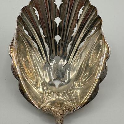 Sterling Reed and Barton “Love Disarmed” Serving Spoon & Flatware