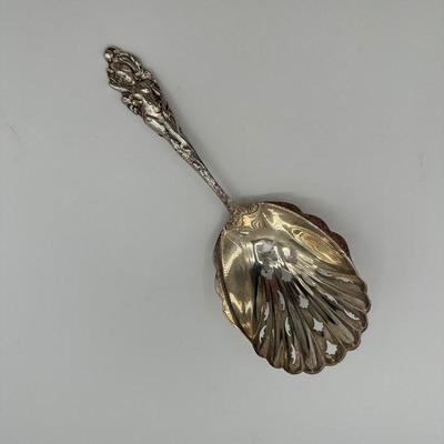 Sterling Reed and Barton “Love Disarmed” Serving Spoon & Flatware