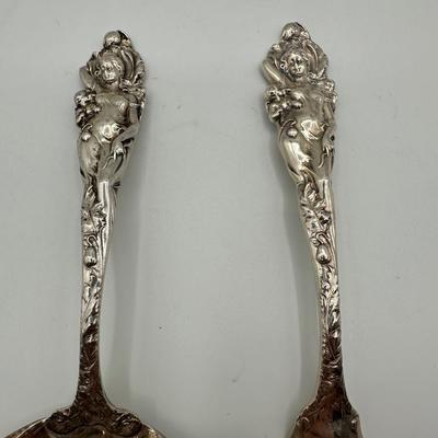 Sterling Reed and Barton “Love Disarmed” Serving Spoon & Flatware