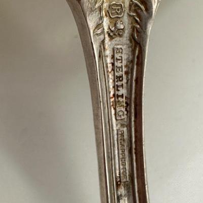Sterling Reed and Barton “Love Disarmed” Serving Spoon & Flatware