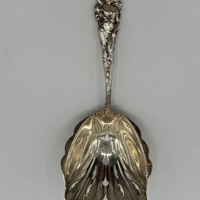 Sterling Reed and Barton “Love Disarmed” Serving Spoon & Flatware