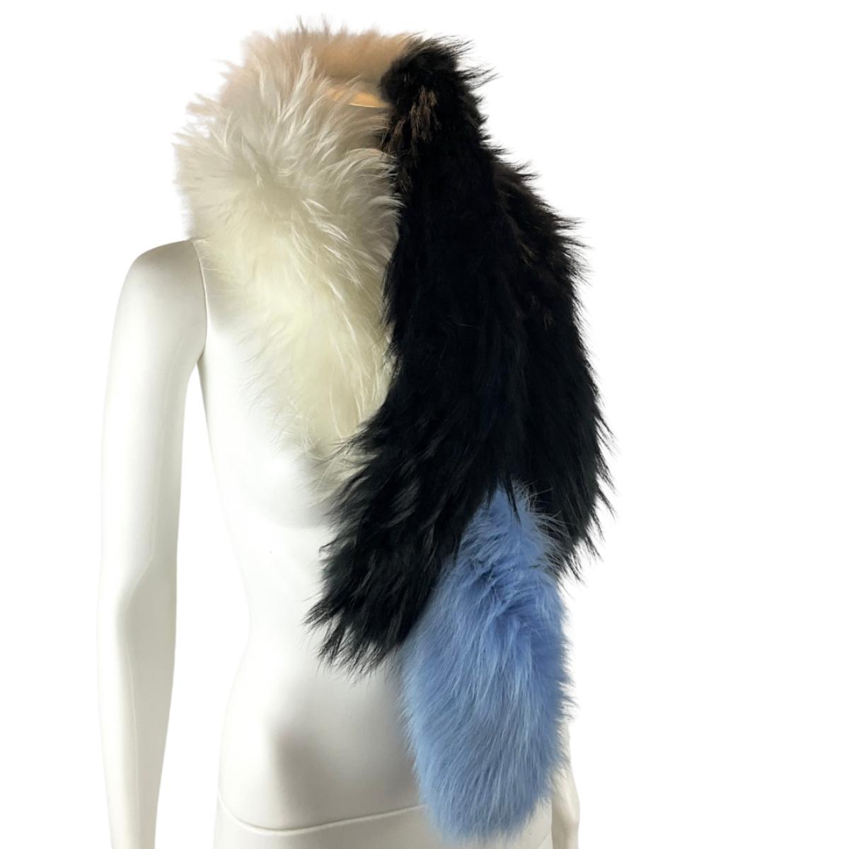 Charlotte Simone Raccoon Fox Stole