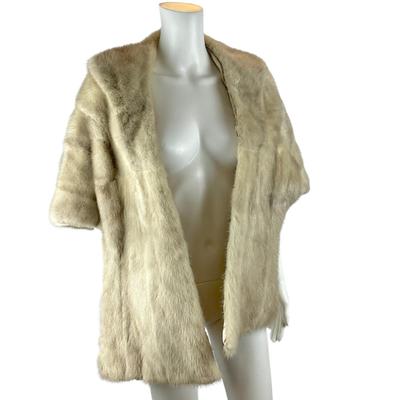 222. Vintage Mink Stole - Elegant Wrap