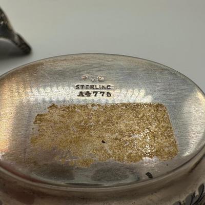 Set of Two Sterling Nut Dishes