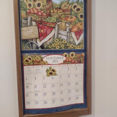 Wooden Holder for Wall Calendar