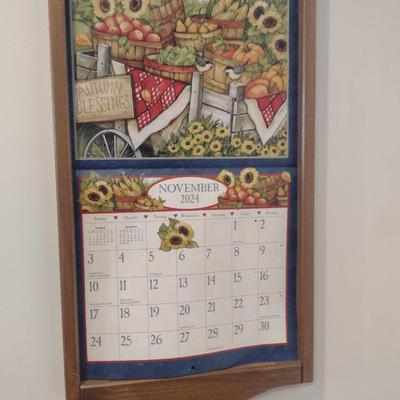 Wooden Holder for Wall Calendar