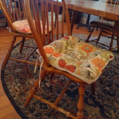Walter of Wabash Laminate Topped Wooden Dining Table with Four Chairs