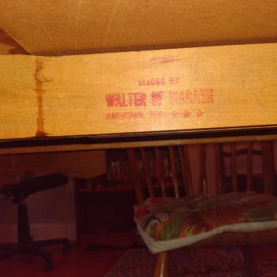 Walter of Wabash Laminate Topped Wooden Dining Table with Four Chairs