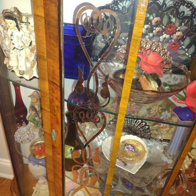 Glass Front Curio Cabinet (No Contents)