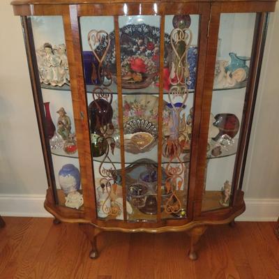 Glass Front Curio Cabinet (No Contents)