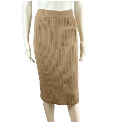 295 New with Tag ELEVEN SIX Beige Knit Skirt