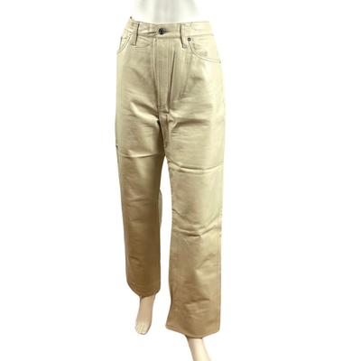 300 AGOLDE Beige Leather Pants