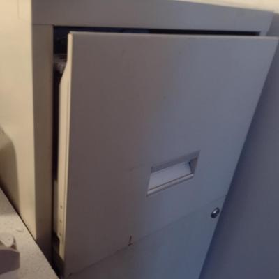 Three Drawer Metal Filing Cabinet