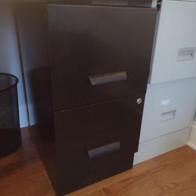 Two Drawer Metal Filing Cabinet