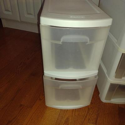 Collection of Sterilite Plastic Storage Containers