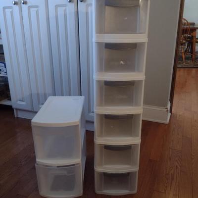 Collection of Sterilite Plastic Storage Containers
