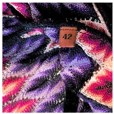 246. MISSONI Multicolor Knit Dress