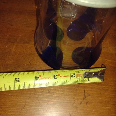 Lidded Glass Tankard