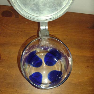 Lidded Glass Tankard