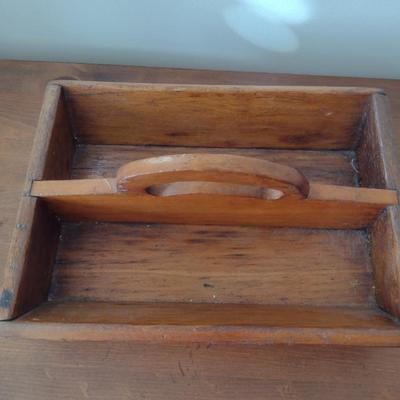 Vintage Handcrafted Divided Box