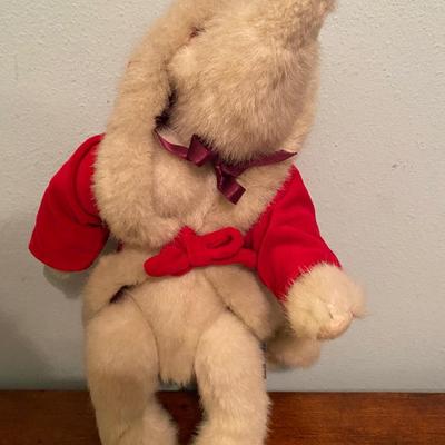 Vintage Boyd’s bear with Christmas coat