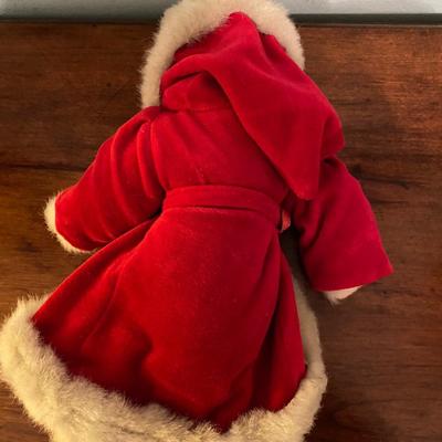 Vintage Boyd’s bear with Christmas coat