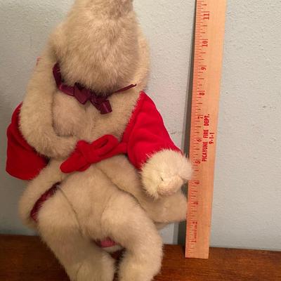Vintage Boyd’s bear with Christmas coat