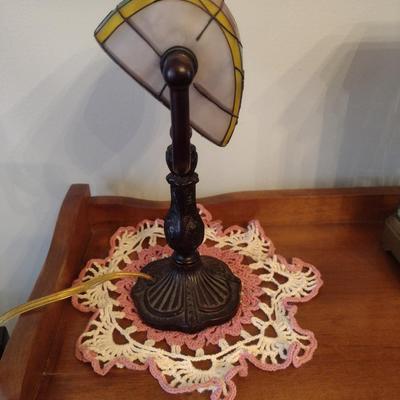 Small Table Top Lamp with Rotating Shade- Ocean Life Design