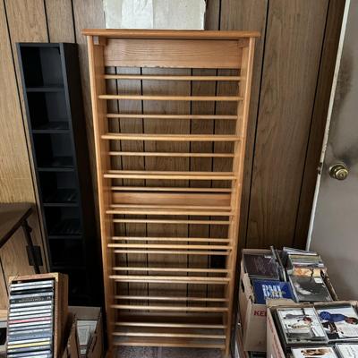 Wooden CD Storage Units, 300+ CDs, and More (O-DZ)