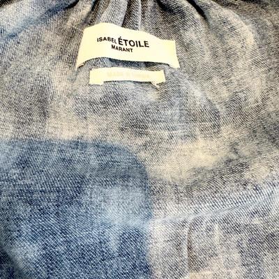 256. ISABEL ÉTOILE MARANT Denim Ruffle Blouse