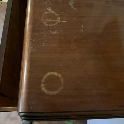 Art Deco Wooden Waterfall Four-Drawer Dresser (PB-DZ)