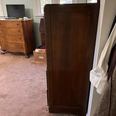 Art Deco Wooden Waterfall Four-Drawer Dresser (PB-DZ)