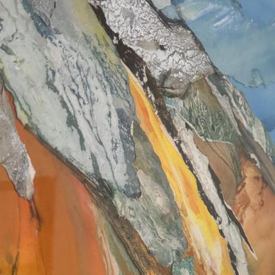 Abstract Mixed Media Painting (PB-DZ)