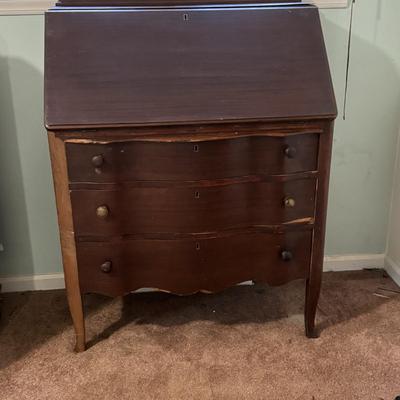 Wooden Secretary Desk w/ Three Drawers (PB-DZ)