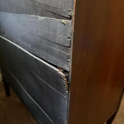Wooden Secretary Desk w/ Three Drawers (PB-DZ)
