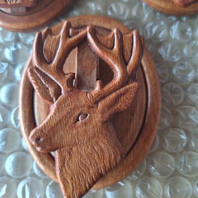3 Canadian Wooden magnets