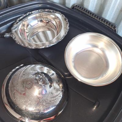 3pc International Silver Co SErving Dishes