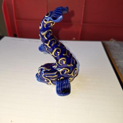 Blue/Gold Lenox Whale