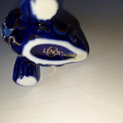 Blue/Gold Lenox Whale